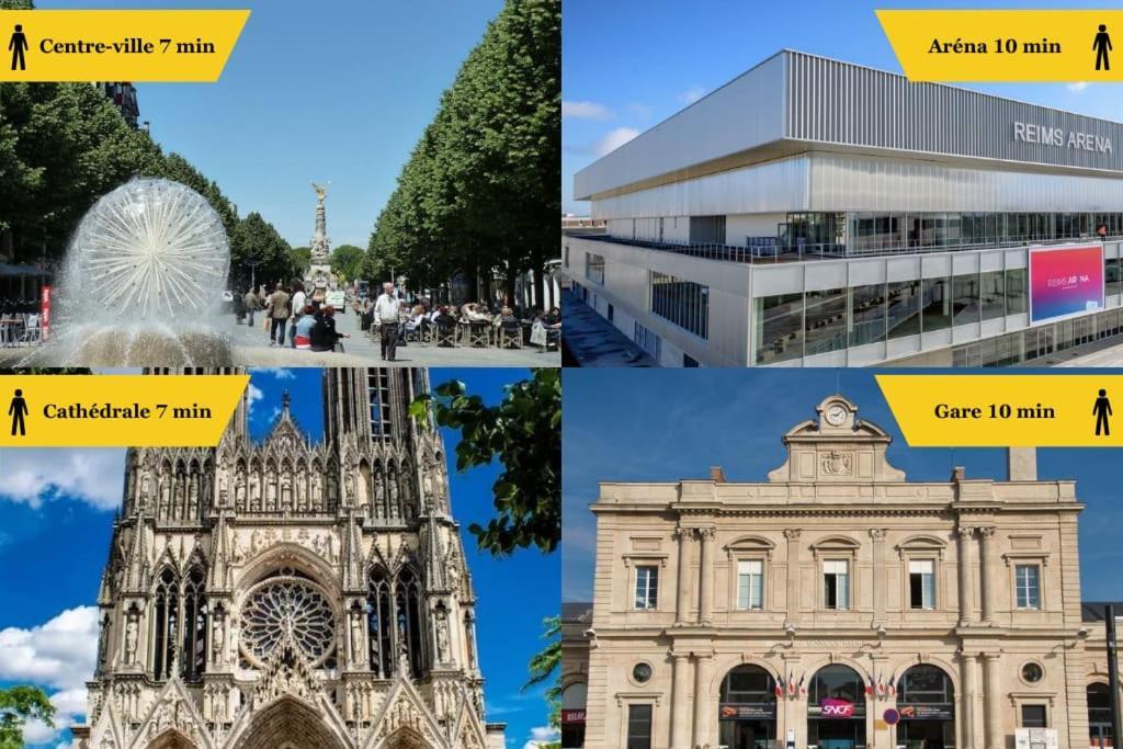 Forum Graphic Magnifique T2 Spacieux Au Centre Reims Exteriör bild